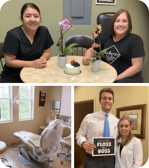 collage of employee pictures